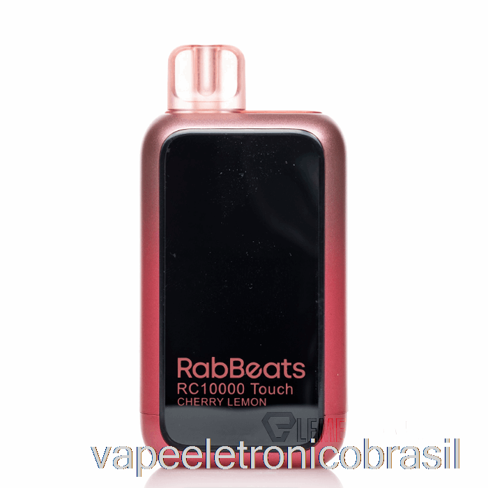 Vape Eletrônico Rabbeats Rc10000 Touch Descartável Cereja Limão